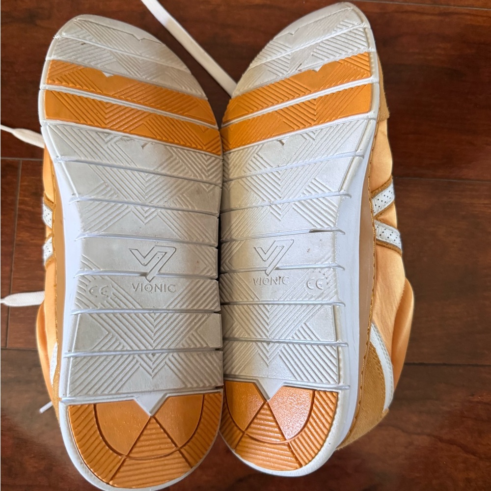 Vionic Nana Womens Sneakers Mustard Lace Up Shoe Size 8.5 - Picture 9 of 10